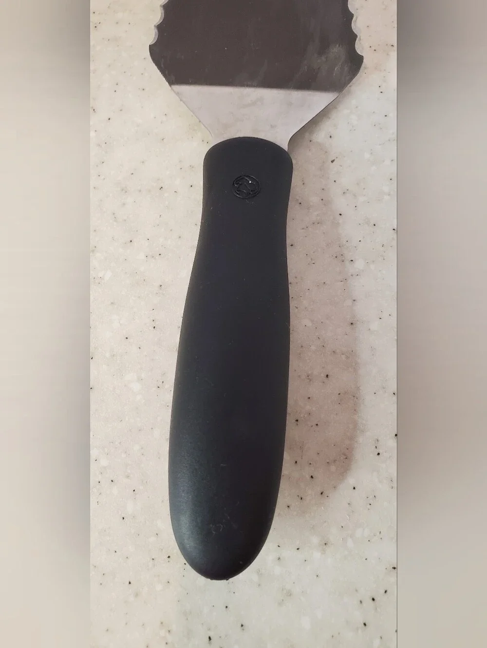 Pampered Chef Serrated Pie Server Stainless Steel Cake Pizza Pie Slice Spatula